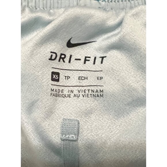 Nike Running Shorts Dri-Fit Blue White Lined Athletic Activewear Jog Workout XS - Picture 3 of 8